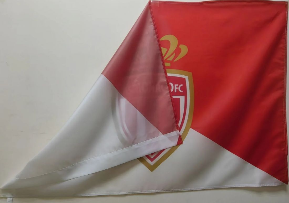 Флаг ФК Монако 135х90см