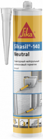 Герметик Нейтральный Sika Sikasil-140 Neutral 280мл Белый, Cиликоновый, Высокоэластичный / Зика.