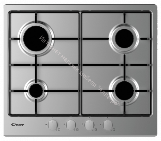 Газовая варочная панель CANDY CHW6BRX нержавеющая сталь