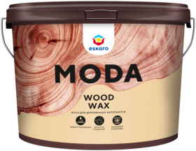 Воск для Дерева Eskaro Moda Wood Wax 9л Бесцветный, Матовый для Внутренних Работ / Эскаро