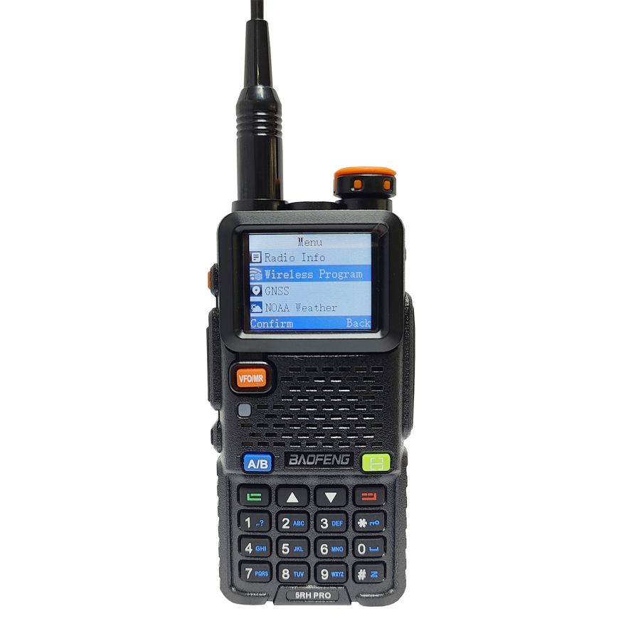 Рация Baofeng UV-5RH PRO GPS c Type-C 10 Ватт со скремблером + Bluetooch