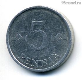 Финляндия 5 пенни 1978