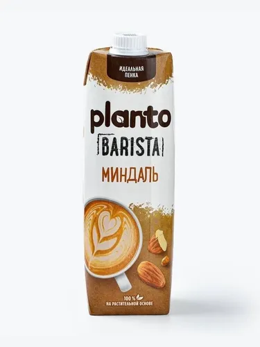 Растительный напиток Barista, миндальный 1,2% 1 л, Planto