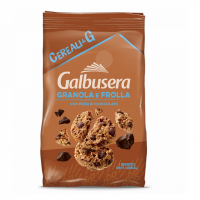 Печенье злаковое с шоколадом, Galbusera, 300 г, CerealiG - Granola e Frolla CIOCCOLATO 300 g