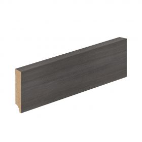 Плинтус с Экошпоном Bravo Плинтус S-70.16 Grey Melinga 16x70x2400мм / Браво