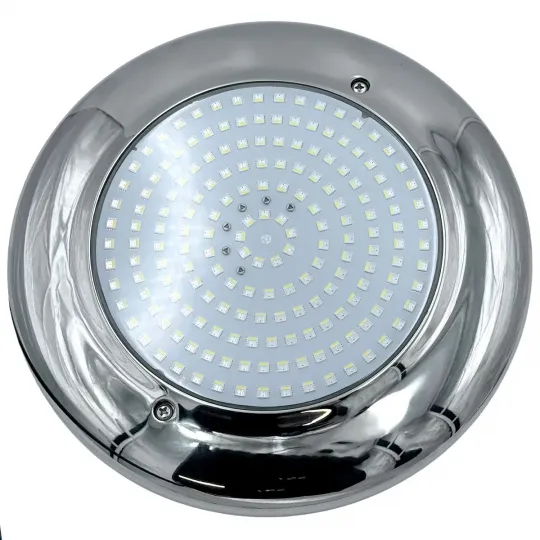 Прожектор светодиодный Aquaviva HT201S 252LED 18 Вт RGB стальной + закладная