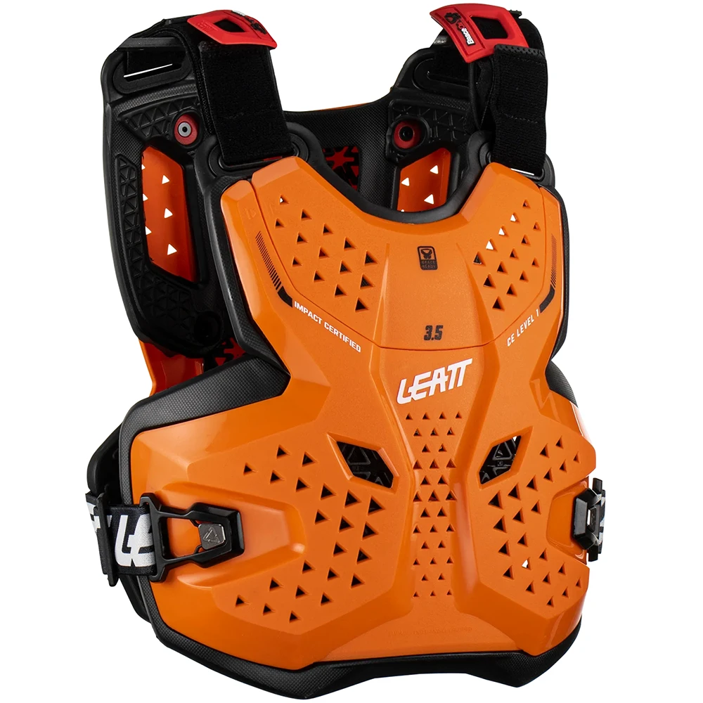 Leatt Chest Protector 3.5 Junior Orange/Black защитный жилет подростковый