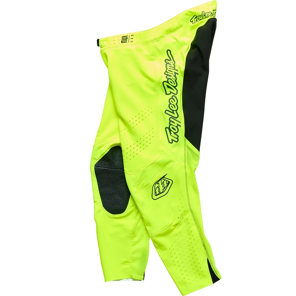 Troy Lee Designs SE Pro Solo Flo Yellow штаны для мотокросса