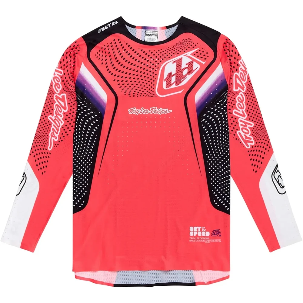 Troy Lee Designs SE Ultra Optic Infra Red джерси для мотокросса