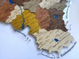 Карта Ярославской области на стену