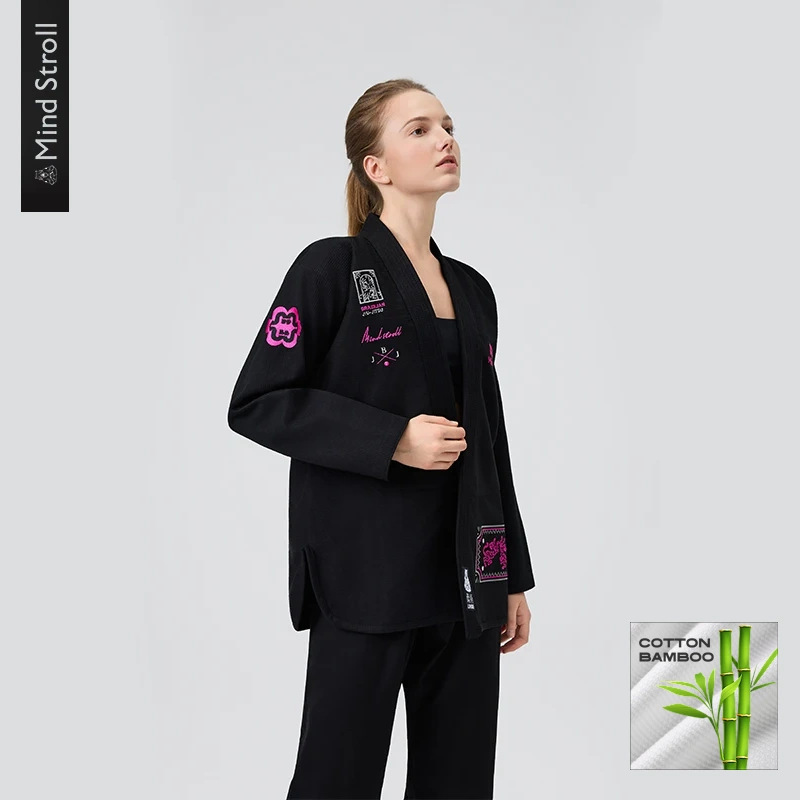 Женское кимоно MindStroll Brazilian JJ Black