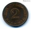 ФРГ 2 пфеннига 1970 D