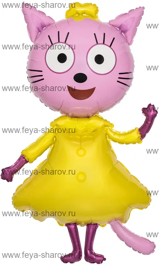 Шар Три кота Лапочка 137 см