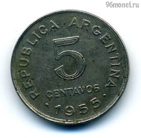 Аргентина 5 сентаво 1955