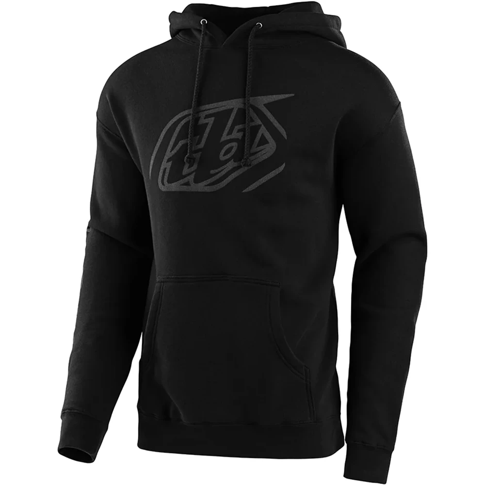 Troy Lee Designs Cropped Badge Pullover Black/Reflective толстовка