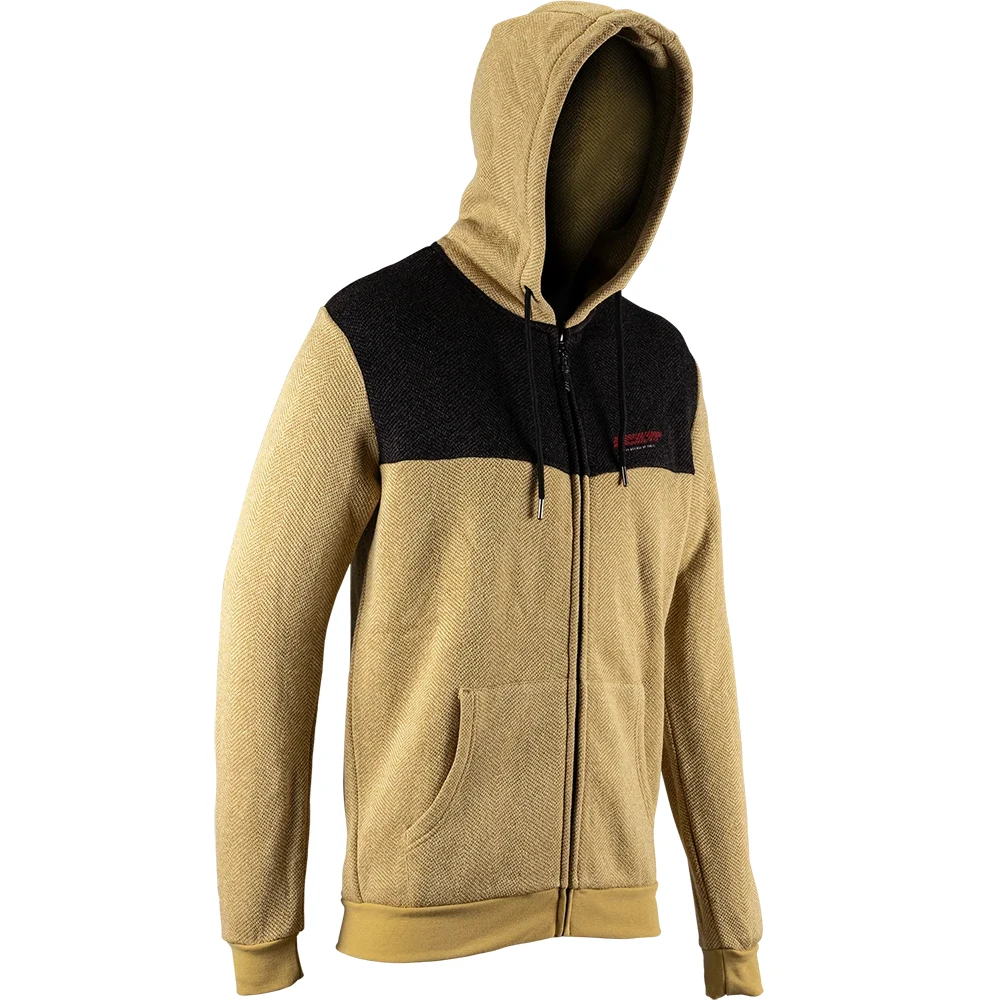 Leatt Tech Zip Hoodie Brass Brown толстовка