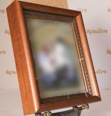 Киот для печатных икон (до 2см глубиной) c крученым багетом