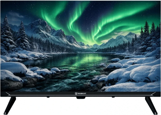 Телевизор 24" RASKAT 24H1000B черный 1366x768, HD, 60 Гц