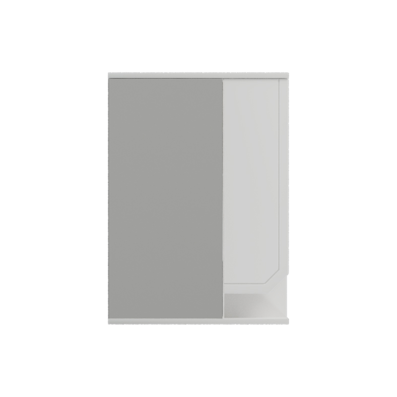 Шкаф-Зеркало Melodia Melodia Бета 55 белый MFR80154WT