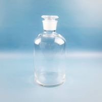 Склянка (штанглас) Labdevices, 2500 мл, светлое стекло, с притёртой пробкой, узкое горло