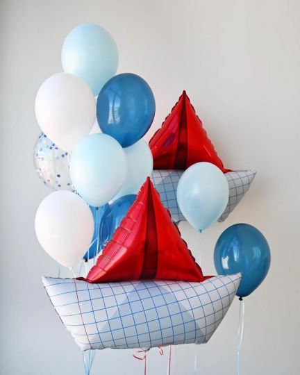 Сет кораблики из шаров с гелием
