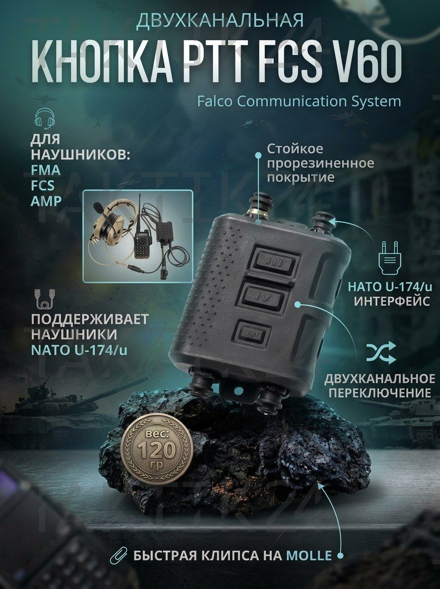 Кнопка PTT V60