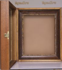 Киот для иконы c Деревянным багетом с патиной