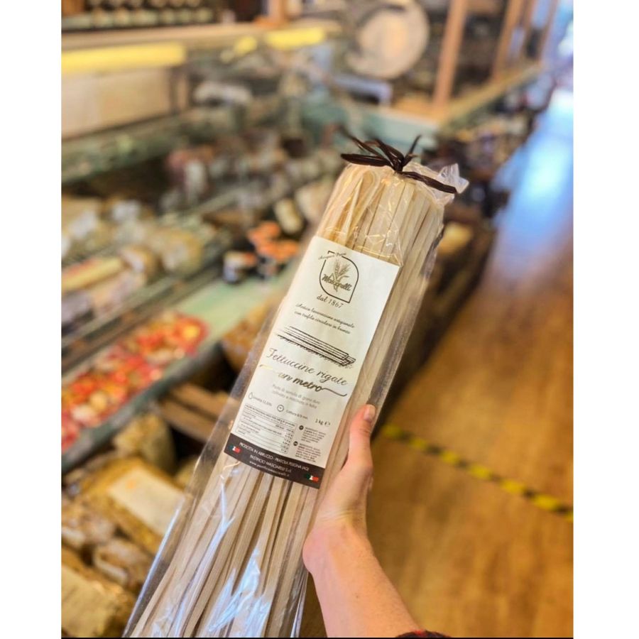 Паста Феттуччине ригате Пастифичио Машиарелли 1000 г, Fettuccine Rigate un metro Pastificio Masciarelli 1000 gr