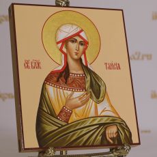 Таисия Египетская Блаженная 17х21 см (рукописная икона, нимб-сусальное золото)