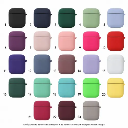 Силиконовый чехол для наушников "Цветной" для AirPods 4