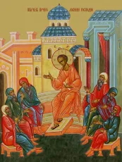 Преполовение Господне Икона печатная (холст на дереве)