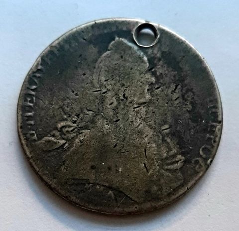 1 рубль 1768 ММД Грубый чекан RARE