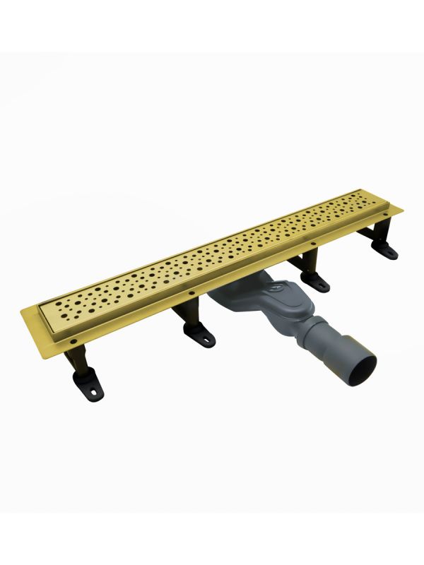Душевой лоток CEZARES SLIDER 70 см, SLIDER-LD-70-BORO, брашированное золото