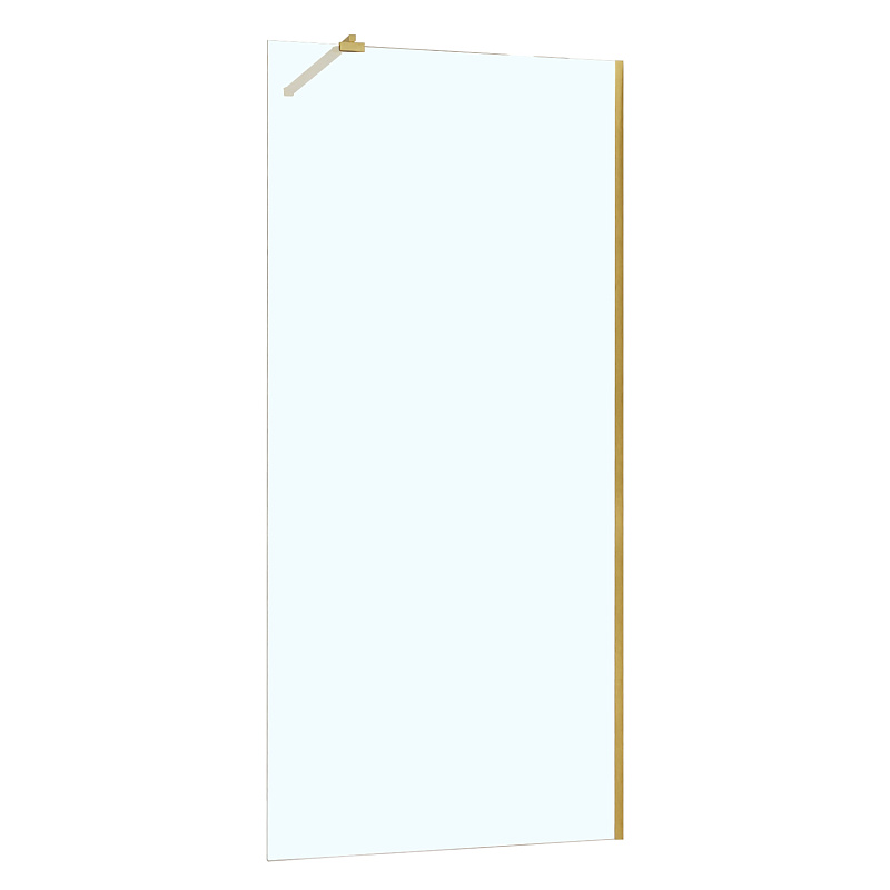 Душевая перегородка Azario Walk-In 90х195 брашированное золото AZ-251-90-BGL-CL