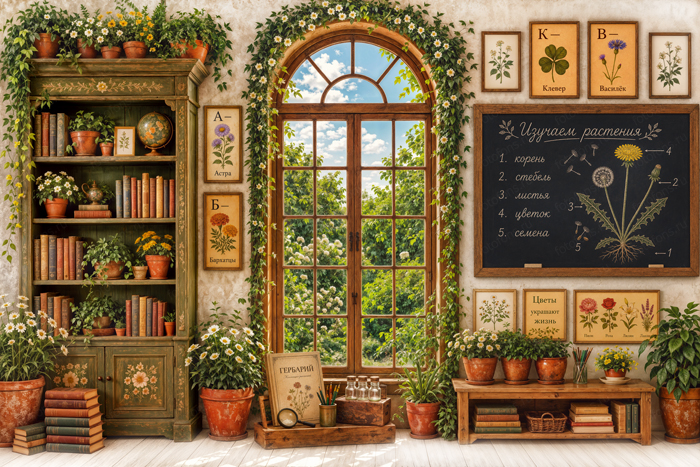 Фон стена "School wall №62"