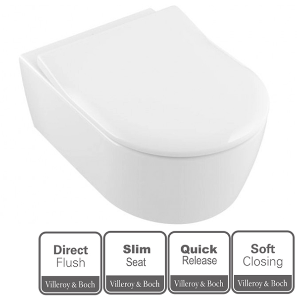 Унитаз подвесной Villeroy&Boch Avento 5656RS01