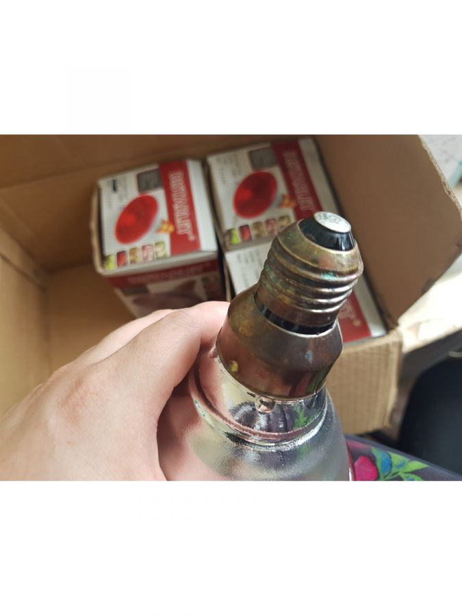Лампа инфракрасная Bistarlet 150W E27 красное стекло (УЦЕНКА)