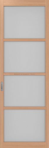 Перегородка со стеклом 104.2222 ЭКО-шпон