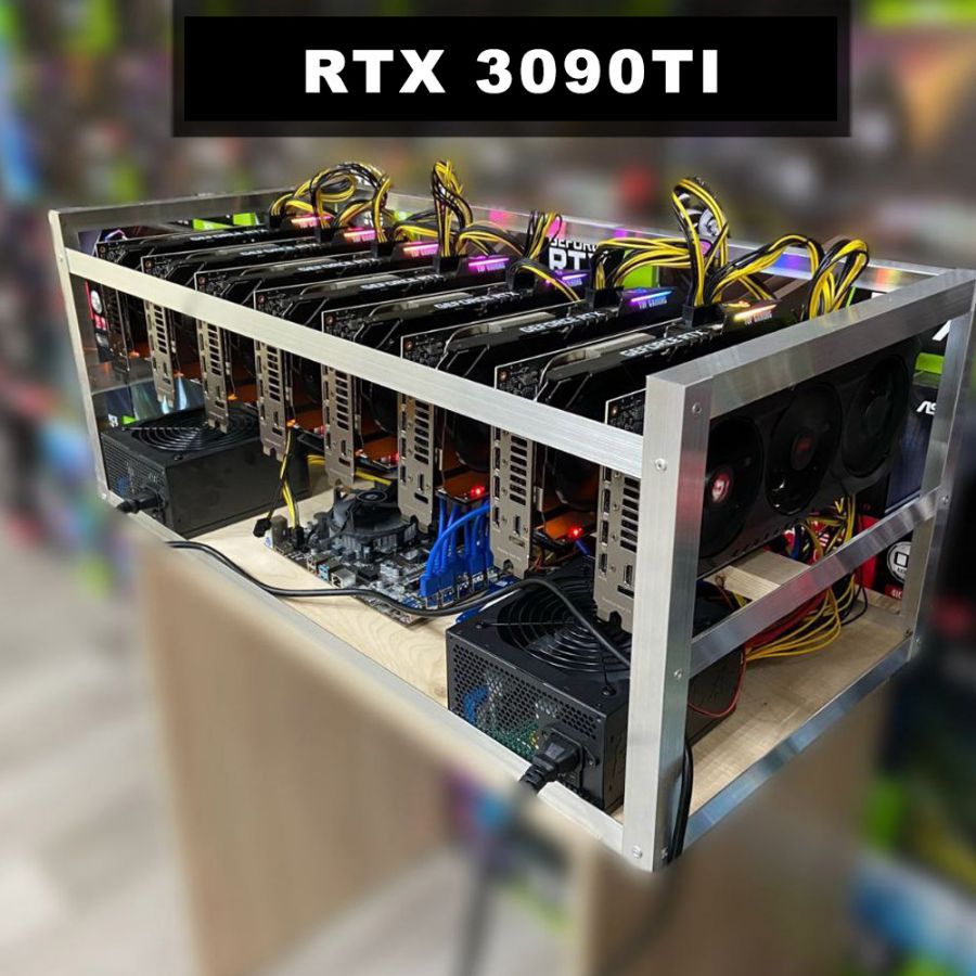 Майнинг Ферма NVIDIA RTX 3090Ti 4-6-8-12 видеокарт