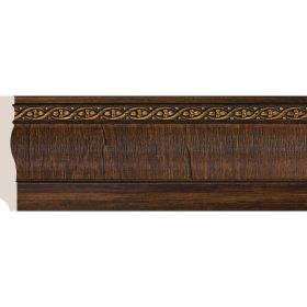 Багет Cosca Плинтус 95 Красное Дерево 153-2 Д240хШ1.4хВ9.5см / Коска.