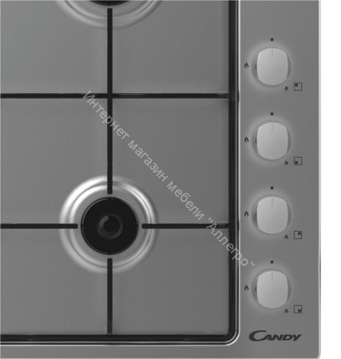 Газовая варочная панель CANDY CHW6LX нержавеющая сталь