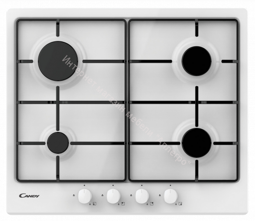 Газовая варочная панель CANDY CHW 6 BR WW белая