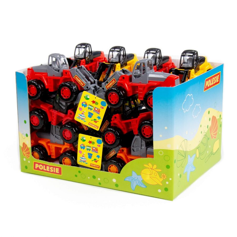 "Умелец", трактор-погрузчик (дисплей №85) Polesie (в дисплее 18 шт)