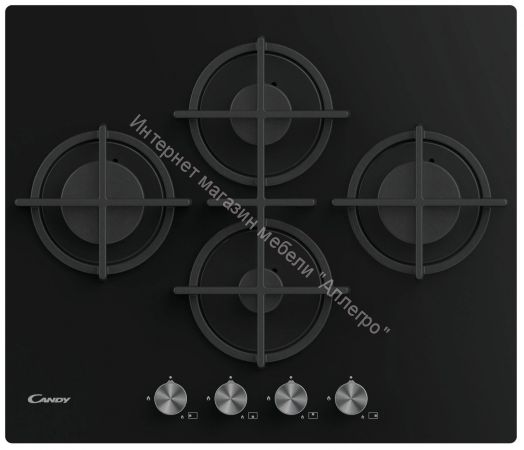 Газовая варочная панель Candy CVG6DPB черный