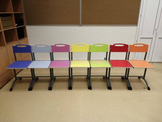 Стул ученический, регулируемый NOVA (Красный)