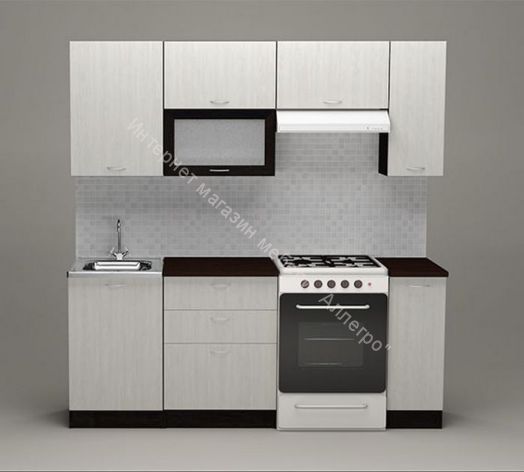 Кухонный гарнитур Полина ультра 2000 мм