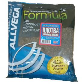 Прикормка ALLVEGA увлажненная Formula Winter Ready 0,5кг ПЛОТВА-ЗИМНЯЯ