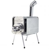 Печь Пошехонка ТУРИСТ 15л (встроенный искрогаситель / экран)