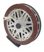 Катушка "Донская" 2П прокачанная 160 мм Еврокронштейн белые ручки