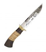 Нож "Койот" сталь 95x18 с гравировкой